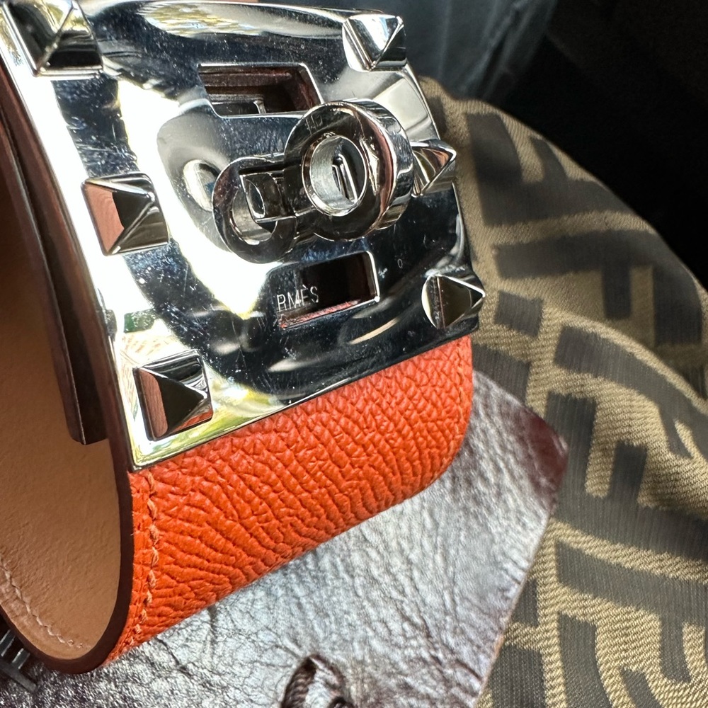 Authentic Hermes Kelly dog extreme bracelet